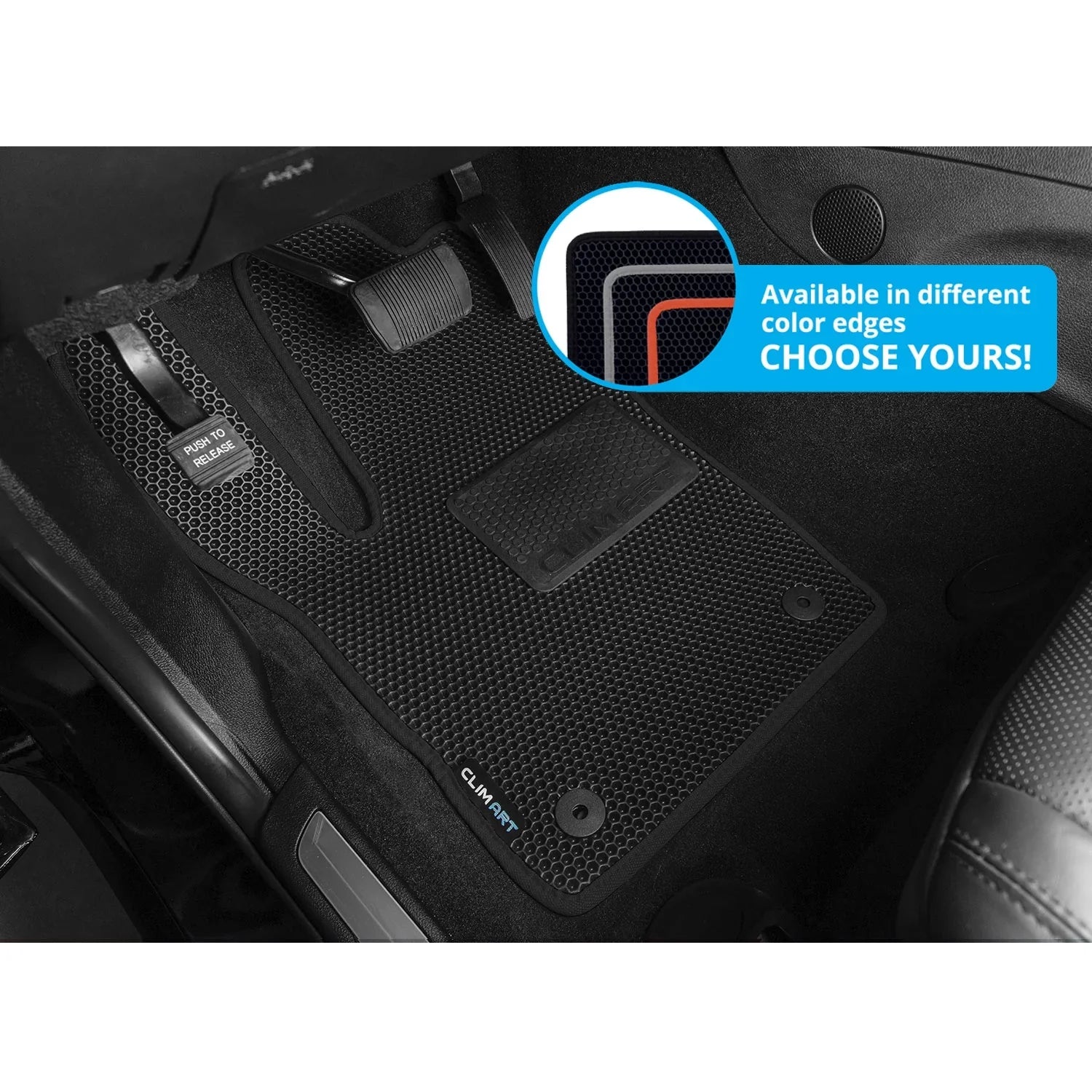 Mats Grand Jeep Mats Fit Car 2nd Woman, Accessories 1st Floor for & Liner, Watertrap ART - Compatible & Man for Row, Custom Cherokee 2016-2021, FL011318032 All-Weather, Car Floor CLIM Black/Black