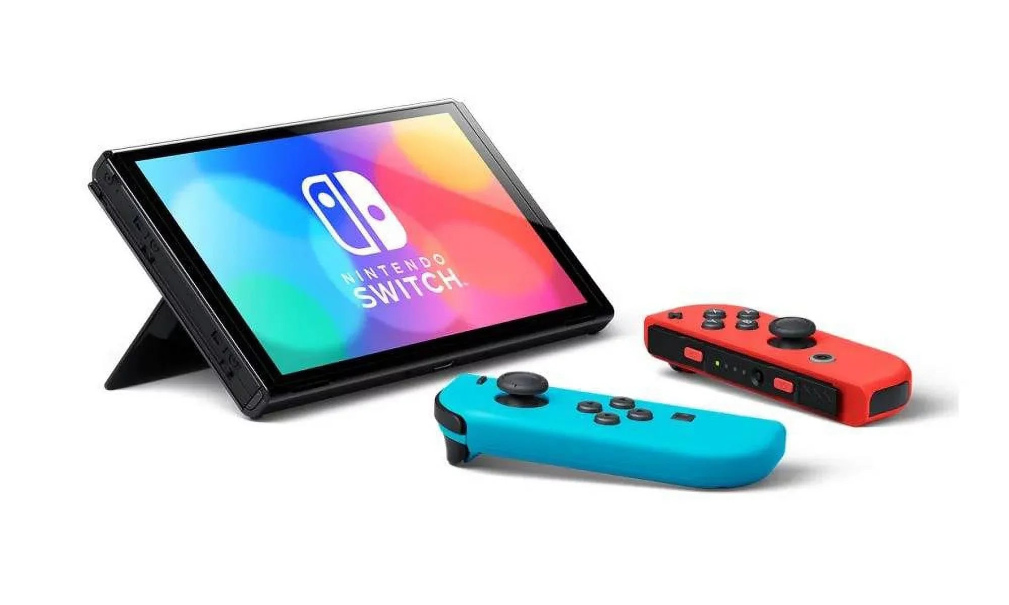 OLED Blue/Red with Nintendo Snap Game Neon Pokemon Switch