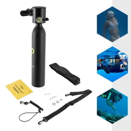 Cylinder Dive Tank Diving Mini Breath Underwater Oxygen Scuba Equipment Tank
