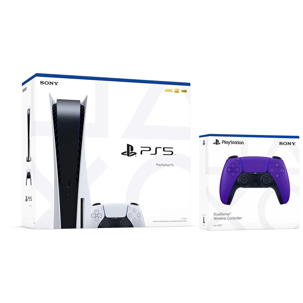 Purple 5 DualSense Disc Galactic Playstation Extra Bundle with - Disc) PS5 Version Sony (Sony Controller