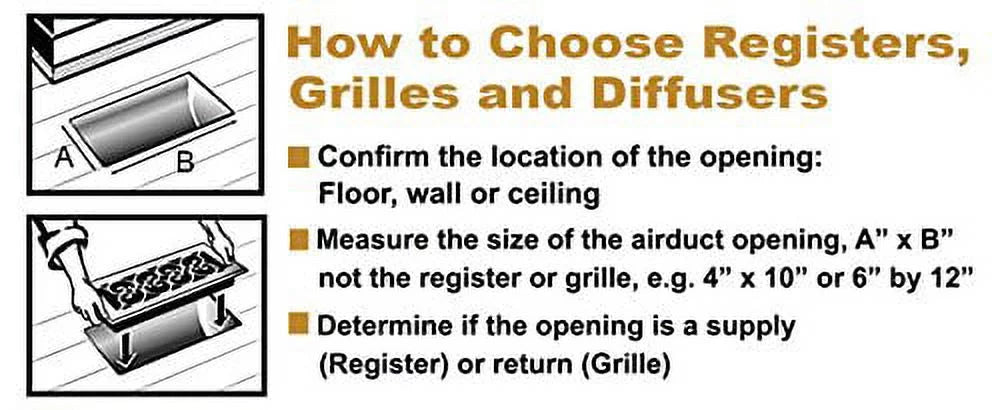 WLC214-N 2-Inch Register Cherry Natural Grates 14-Inch Decor by Brazilian Floor