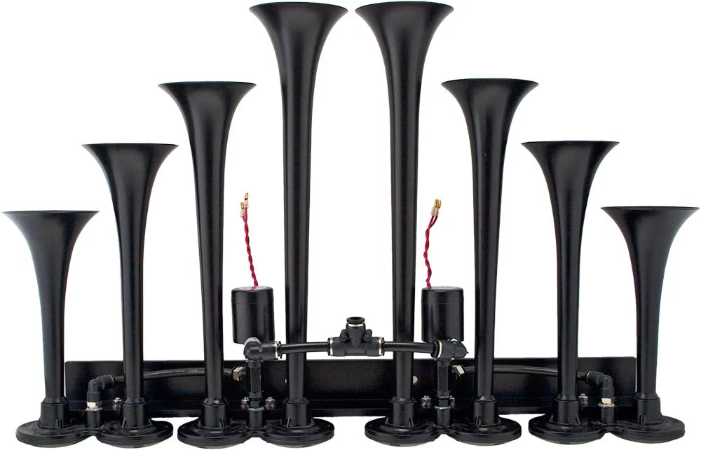 Compressor, 3 8 OCTOPOD Horn Air System- Trucks/Car/Semi. 200psi like VXO4830AB/8124XB Loud Tank, Horns Train Trumpets.Super Aluminum Onboard Vixen Pickup/Jeep dB.Fits Complete Vehicles Gallon Kit for