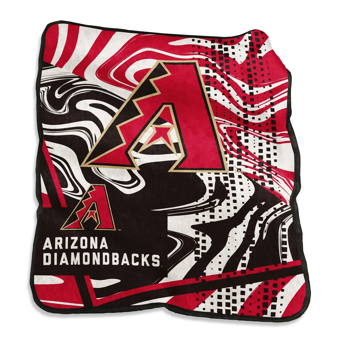 Throw Diamondbacks 50" 60" Swirl x Blanket Arizona Raschel