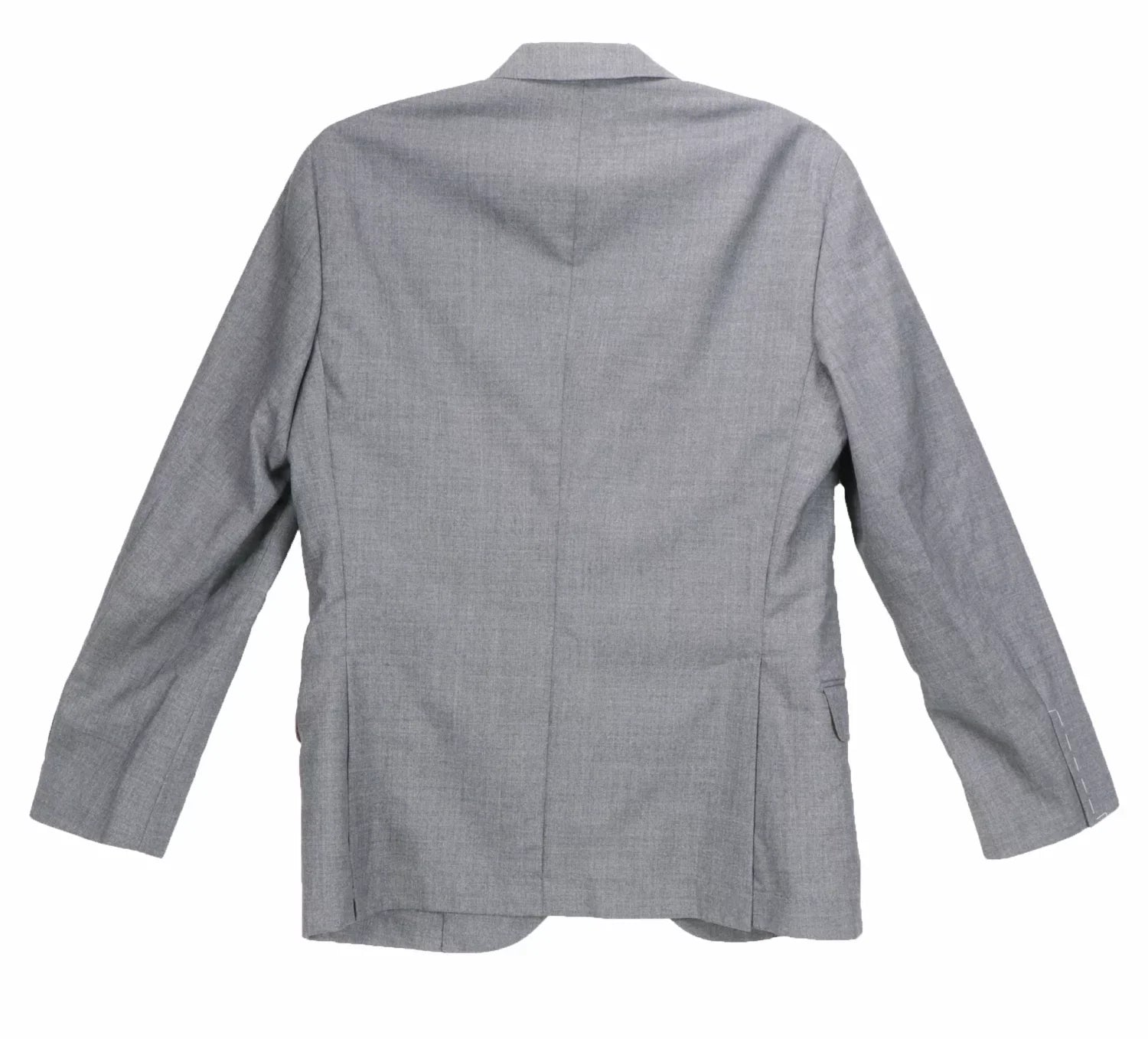 Wool US Cucinelli 50 Suit - EU 40 Grey Woven / Brunello Men's