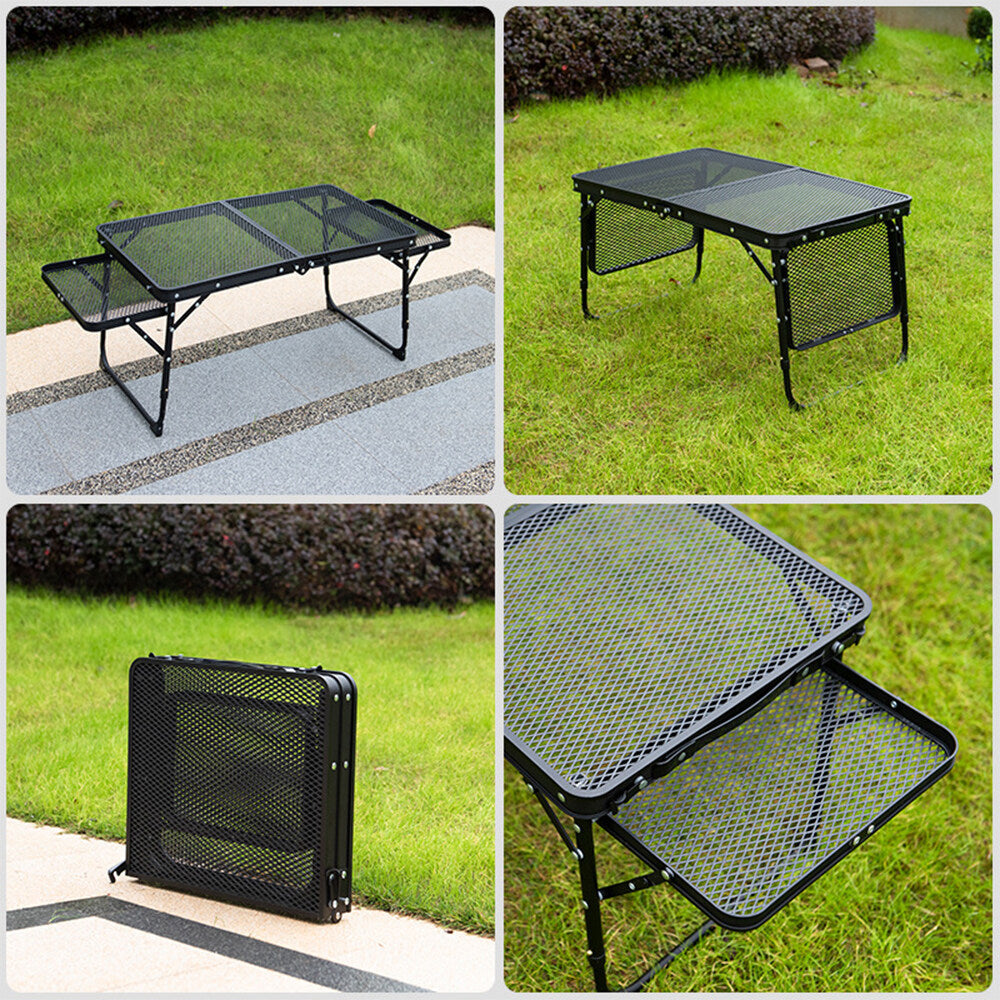 Lixada Table Station Folding Picnic Camping Outdoor Table Prep Cooking Food
