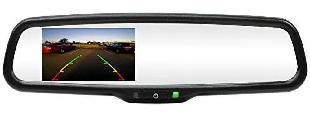 Rearview Mirror 250-8240 & LCD Video Two Rostra inputs Quick-touch 4.3" with
