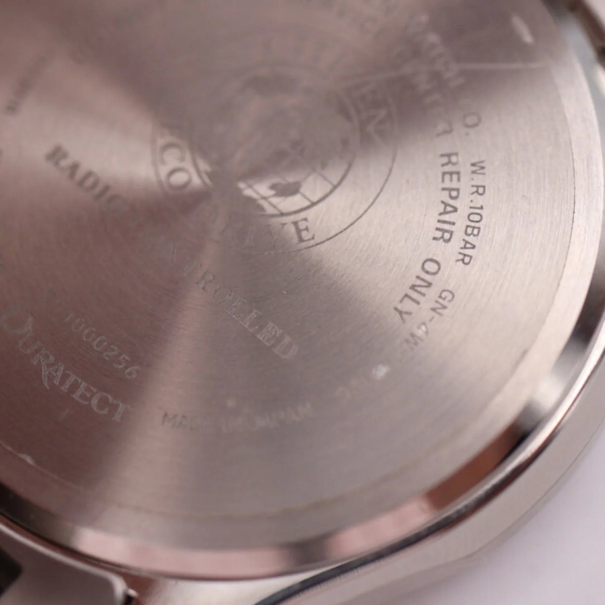 H820-T023916 Drive Black Exceed Watch Pre-Owned Radio CITIZEN Citizen Dial Solar Titanium Silver EXCEED (Good) Eco