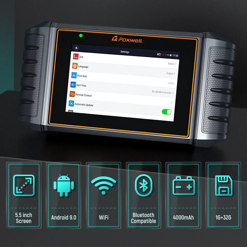 TPMS Tool BMW FOXWELL Bi-directional Coding Relearn Reader OBD2 Reset Scan for fit NT710 Code Diagnostic Scanner
