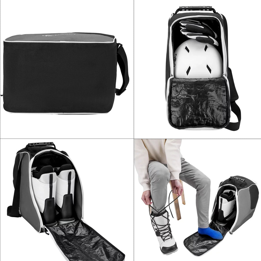 Boots Helmets Boot Ski Bag Gloves Ski Snowboard Boots Bag Moocy Ski Boot for Travel Bag