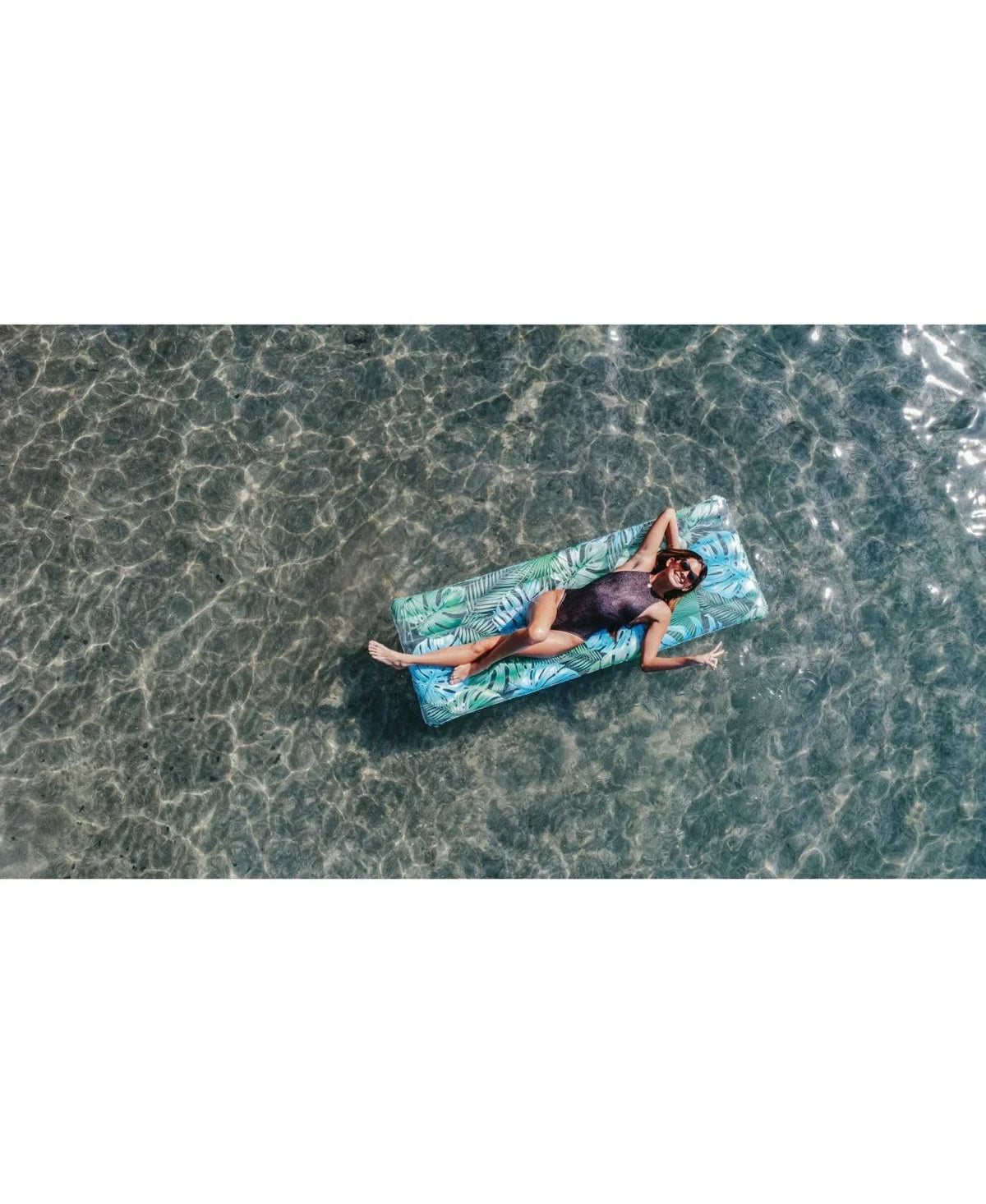 PoolCandy Raft Pool Print Palm