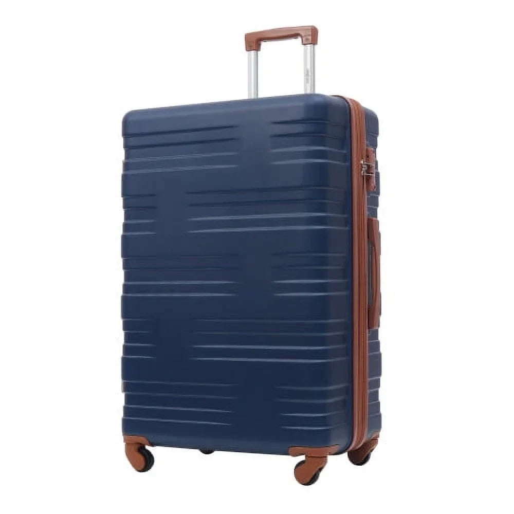 24" Expandable Lock Spinner Hardside Suitcase Travel Luggage TSA Carry on with Luggage ABS Wheels Luggage