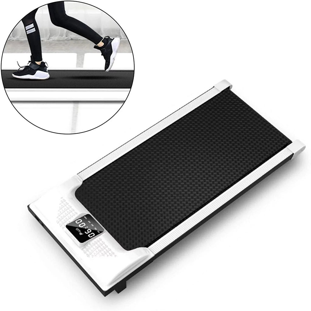 LED Under Portable Home Desk Loyalheartdy Treadmill Running Office Walking 1-6km/H Machine Jogging Pad for 0.65HP Display with Electric LED