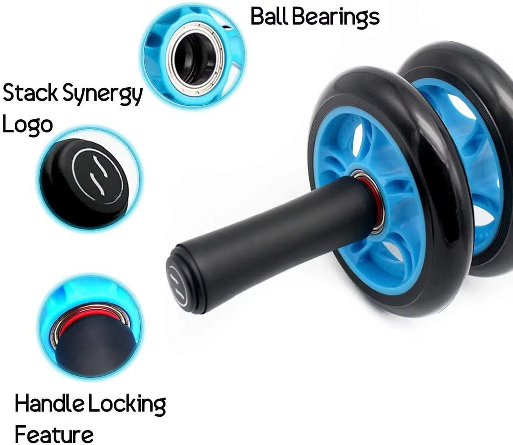 Ball AB Knee Roller with Dual Pad and Wheel Bearings