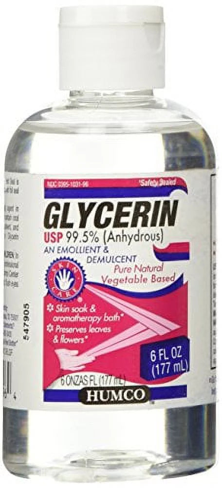 Each 6oz 99.5% Protectant Humco 5 Skin Pack - Glycerin USP