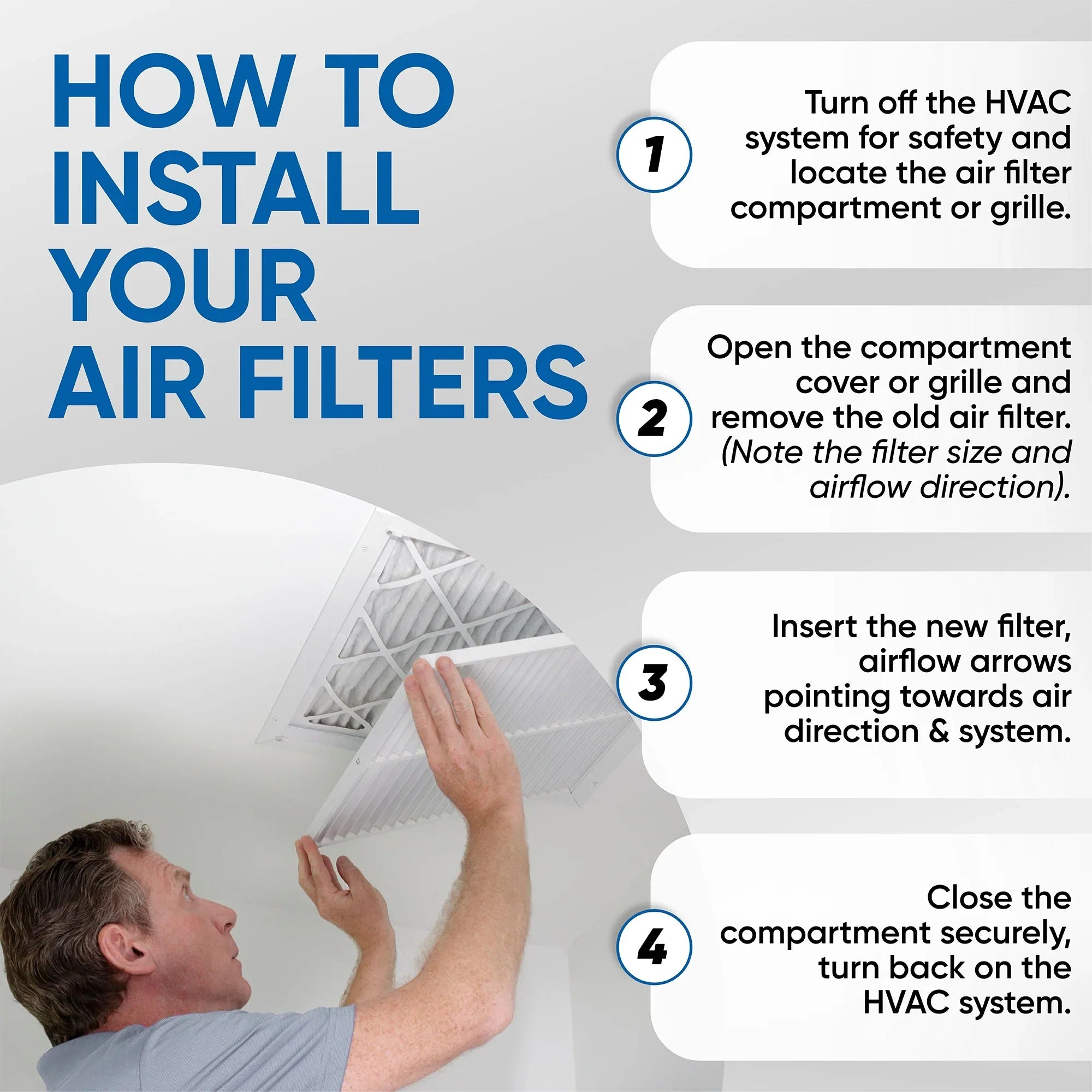 6 11 7/8 Size: x 21-1/2 Filters Pack Pleated Glasfloss. by MERV x Air 21-1/2 22x22x1 of Actual