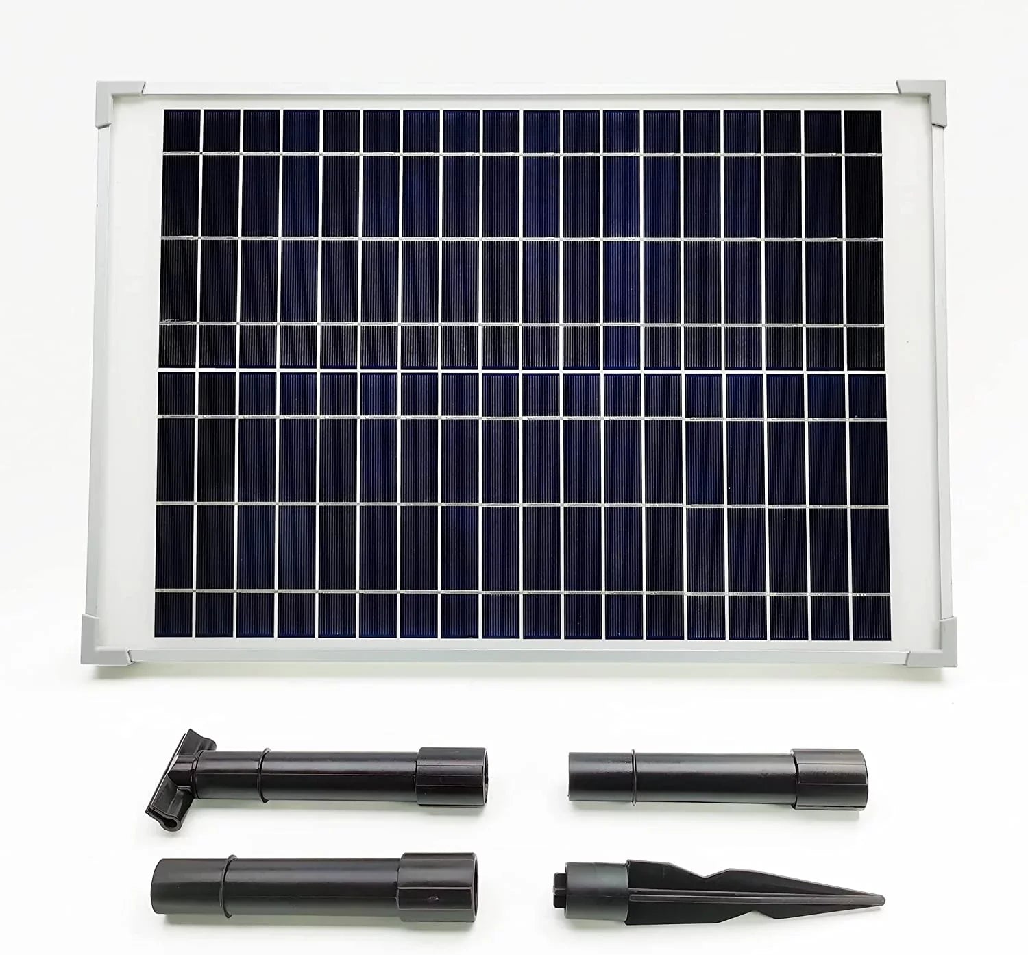 for (No Protection 25W Panel 370GpH Solar Pond, 25W KIT: Aquarium Pump Backup DC Pump with Fish Water and 18V Water Battery) Solar Fountain, Dry-Run
