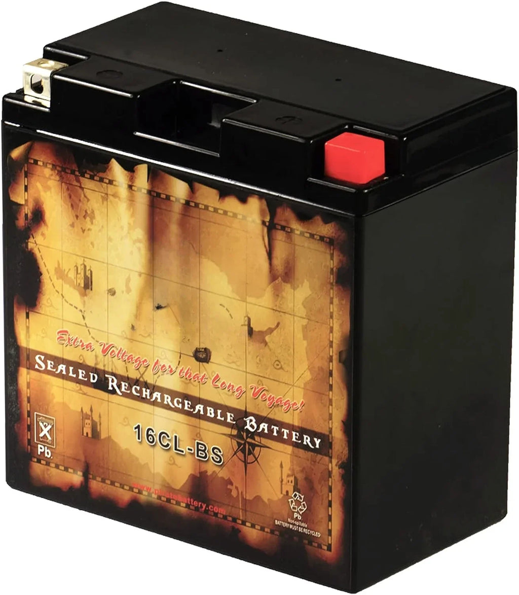 Jet All CC Kawasaki, Wave YB16CL-B 87-'09, Ski Replacement & Rechargeable Polaris, Battery ATV's Runner for YAMAHA