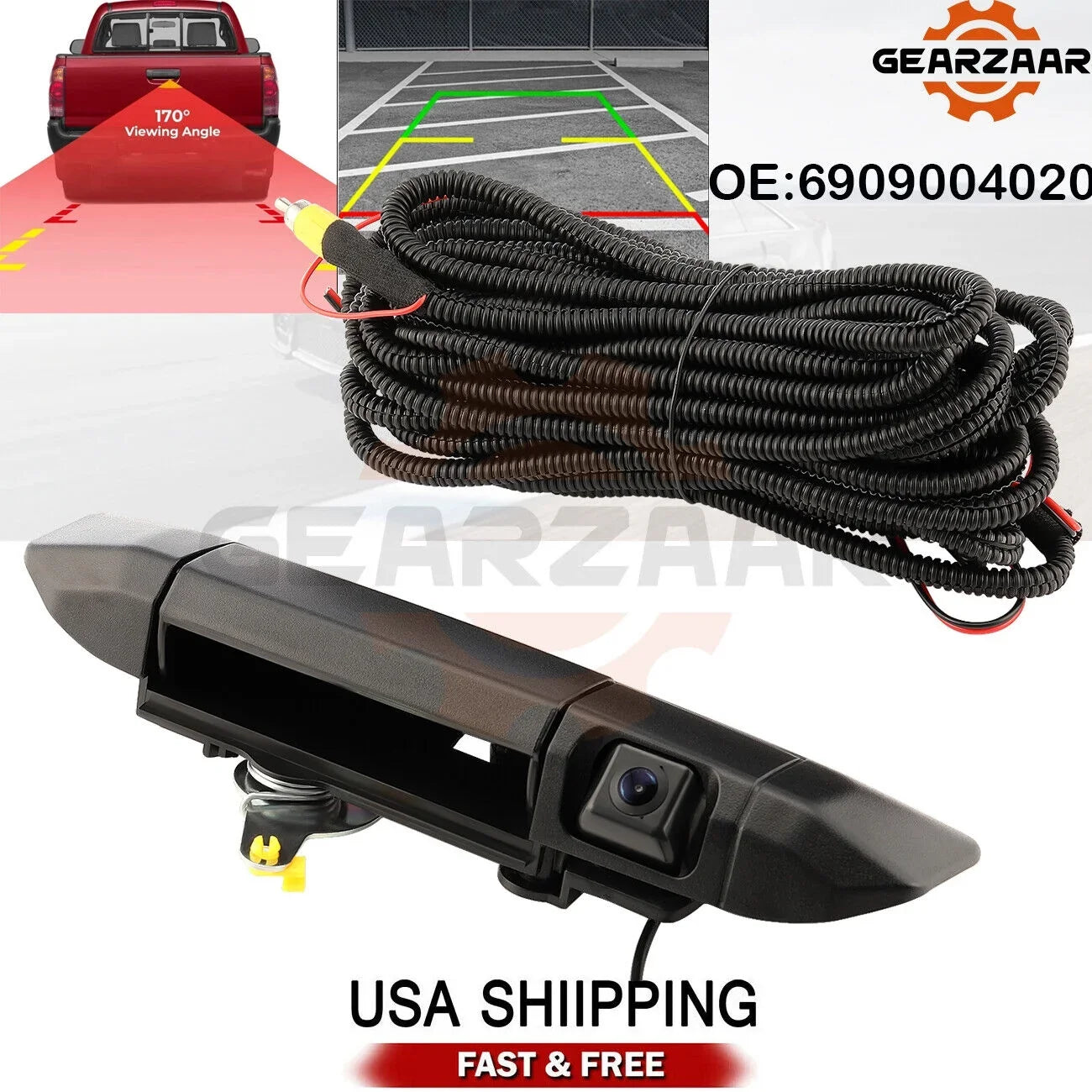 Tacoma 2006 Toyota Camera with Tailgate 2005-2014 2007 Backup 2008 09 Handle For
