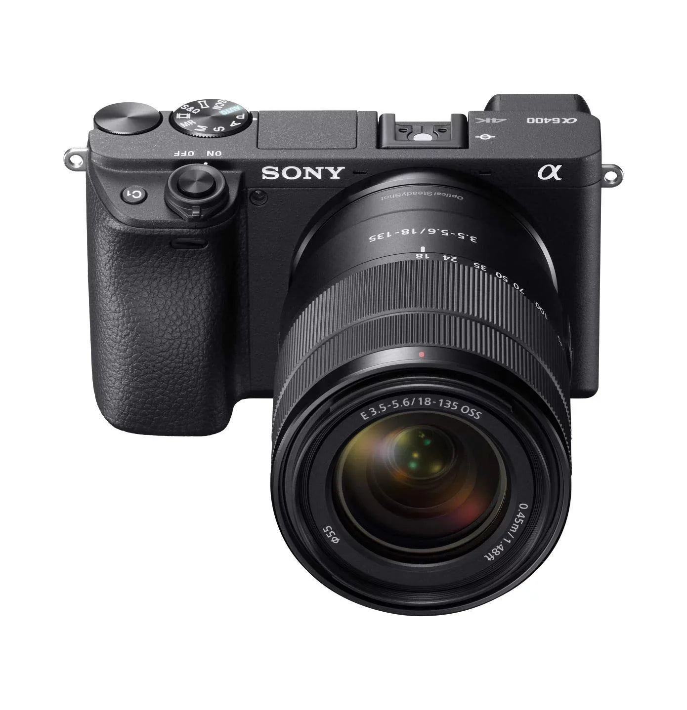 Sony & E Compatible (Refurbished) Restored - Cameras 18-135mm Camera ILCE-6400M/B a6400 Mount Lens Mirrorless - Alpha