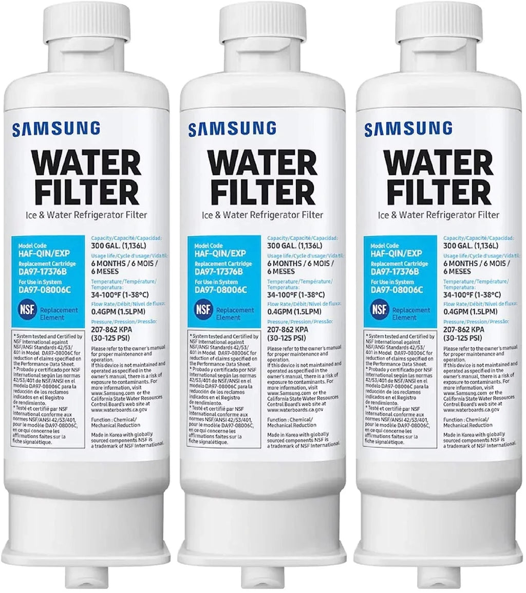 DA97-17376B, PACK for Water Refrigerator HAF-QIN/EXP Filter-3 HAF-QIN, DA97-08006C, Replacement