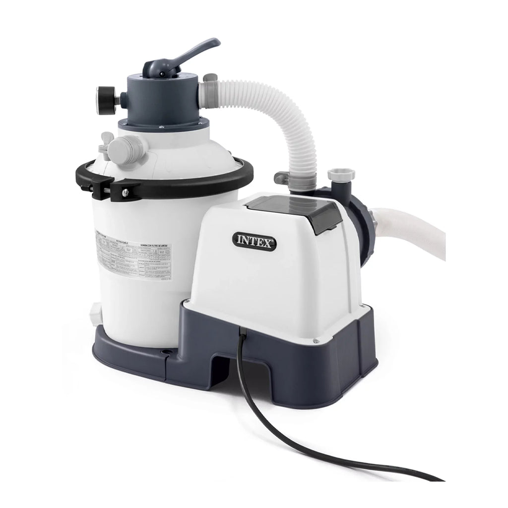 Intex Krystal Pump 26641EG 4,400 Filter Pool Gallon Clear Sand for Pools