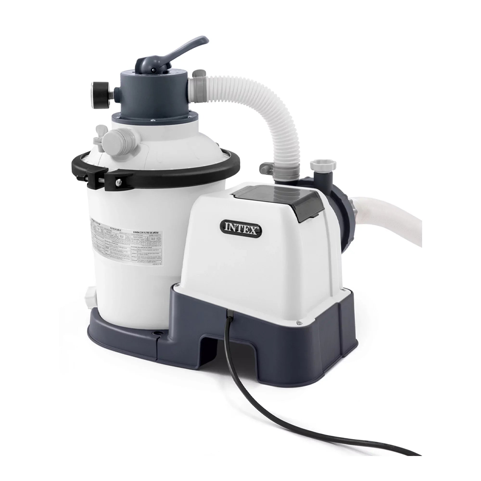 Intex Krystal Pump 26641EG 4,400 Filter Pool Gallon Clear Sand for Pools