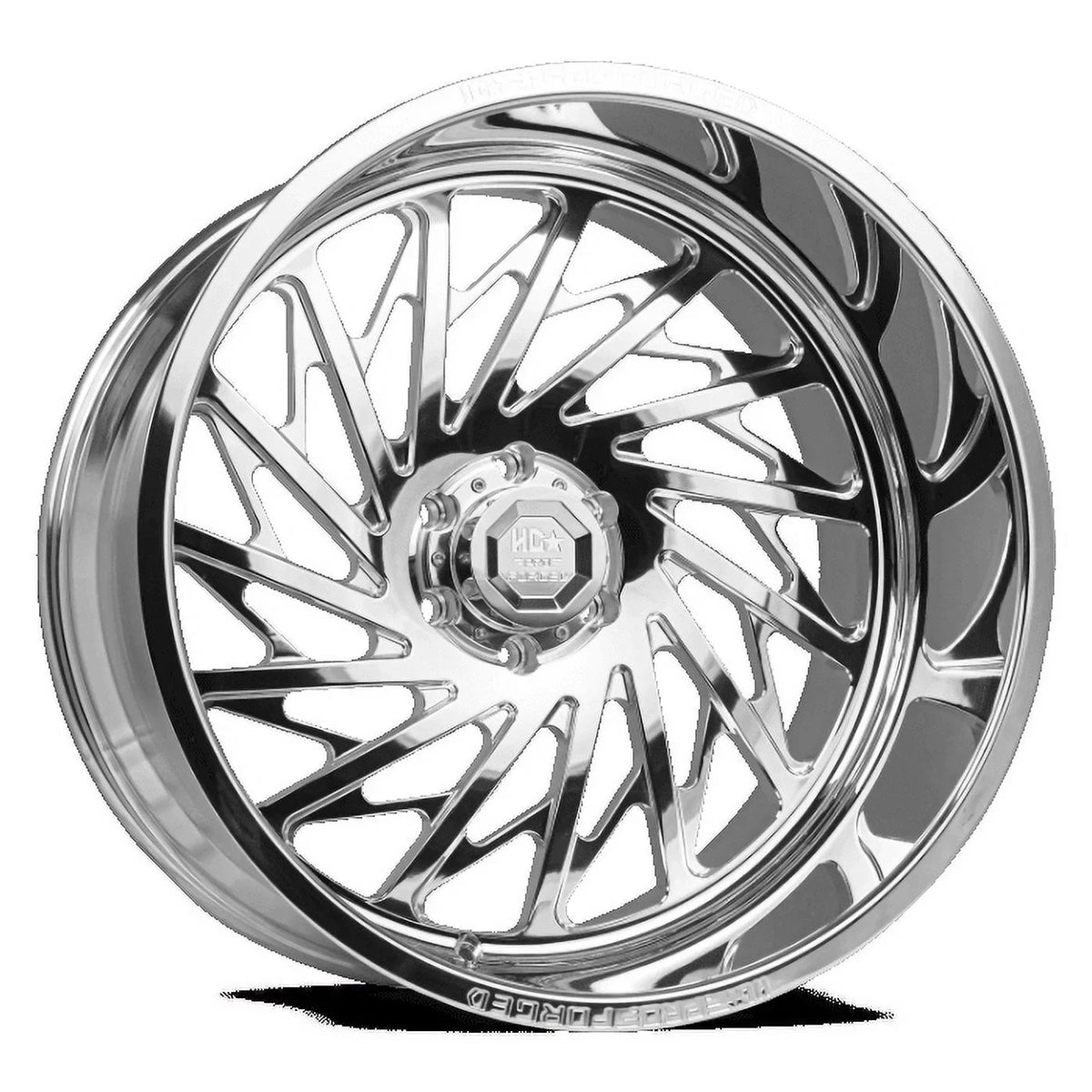 POLISHED PRO HD FORGED 122.1CB 6X139.7 LHD LUXXX WHEEL 26X14 -76ET 8 HAWKER HIGH