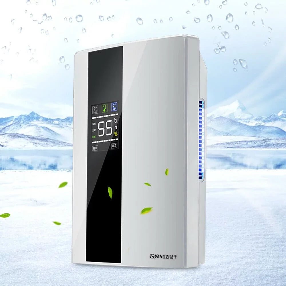 LCD Dehumidifier Quiet 2200ml and TOOL1SHOoo Tank Ultra Remote Water Dehumidifier with Portable