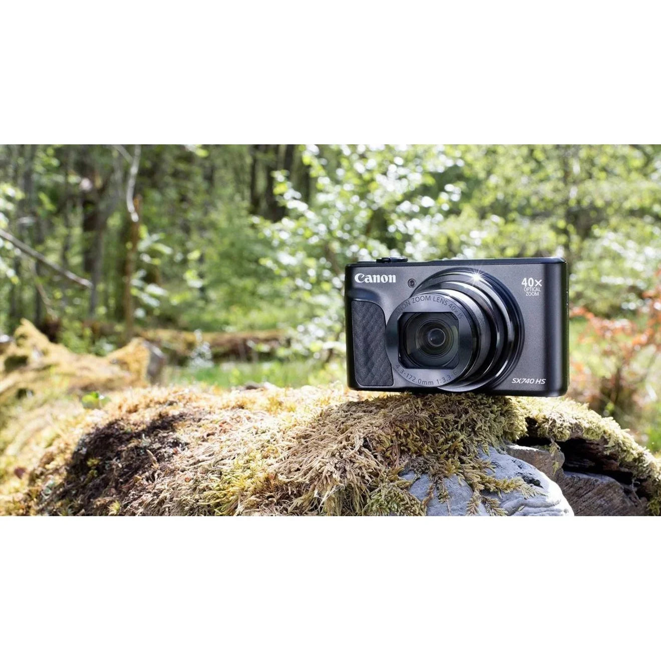 Black 20.3 Compact PowerShot Camera, SX740 HS Megapixel Canon