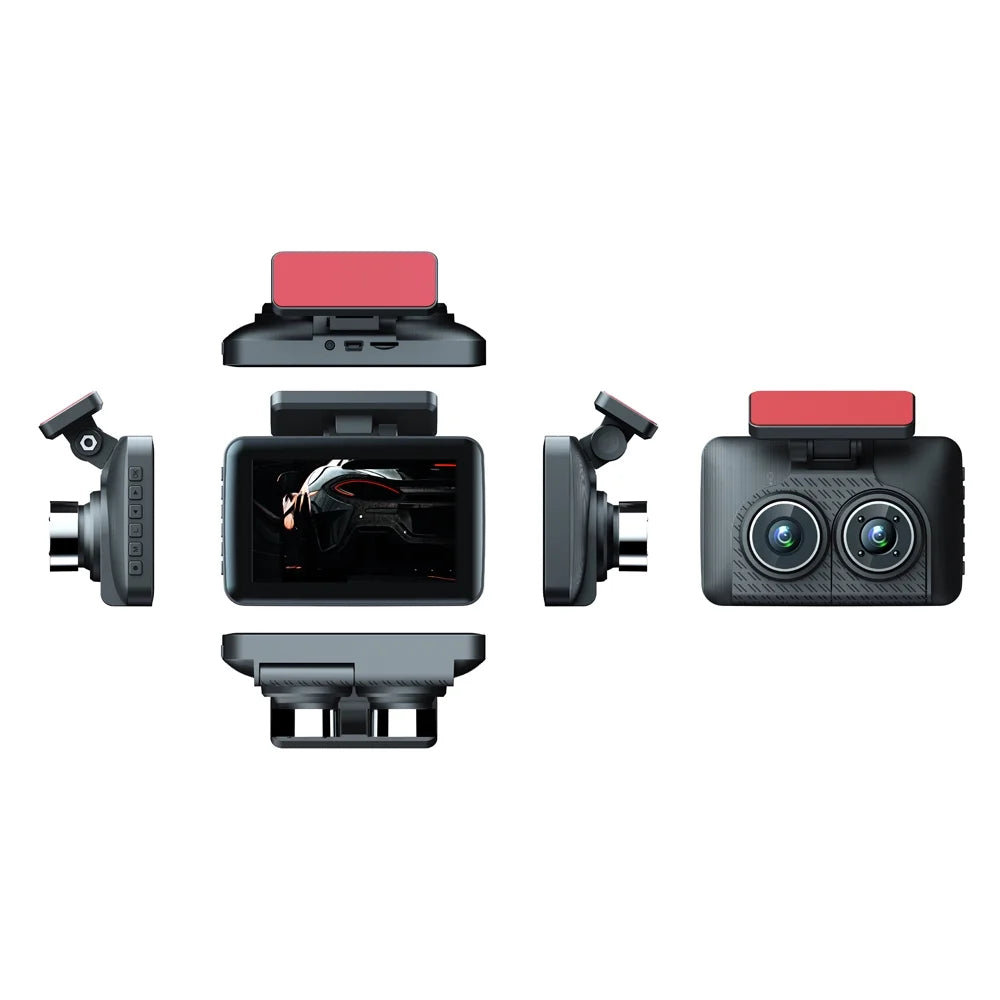 Dash Auto Mirror Recorder Car Cam, Recording Safety Rearview Apexeon 4in Clear Driving Camcorder, Car Video