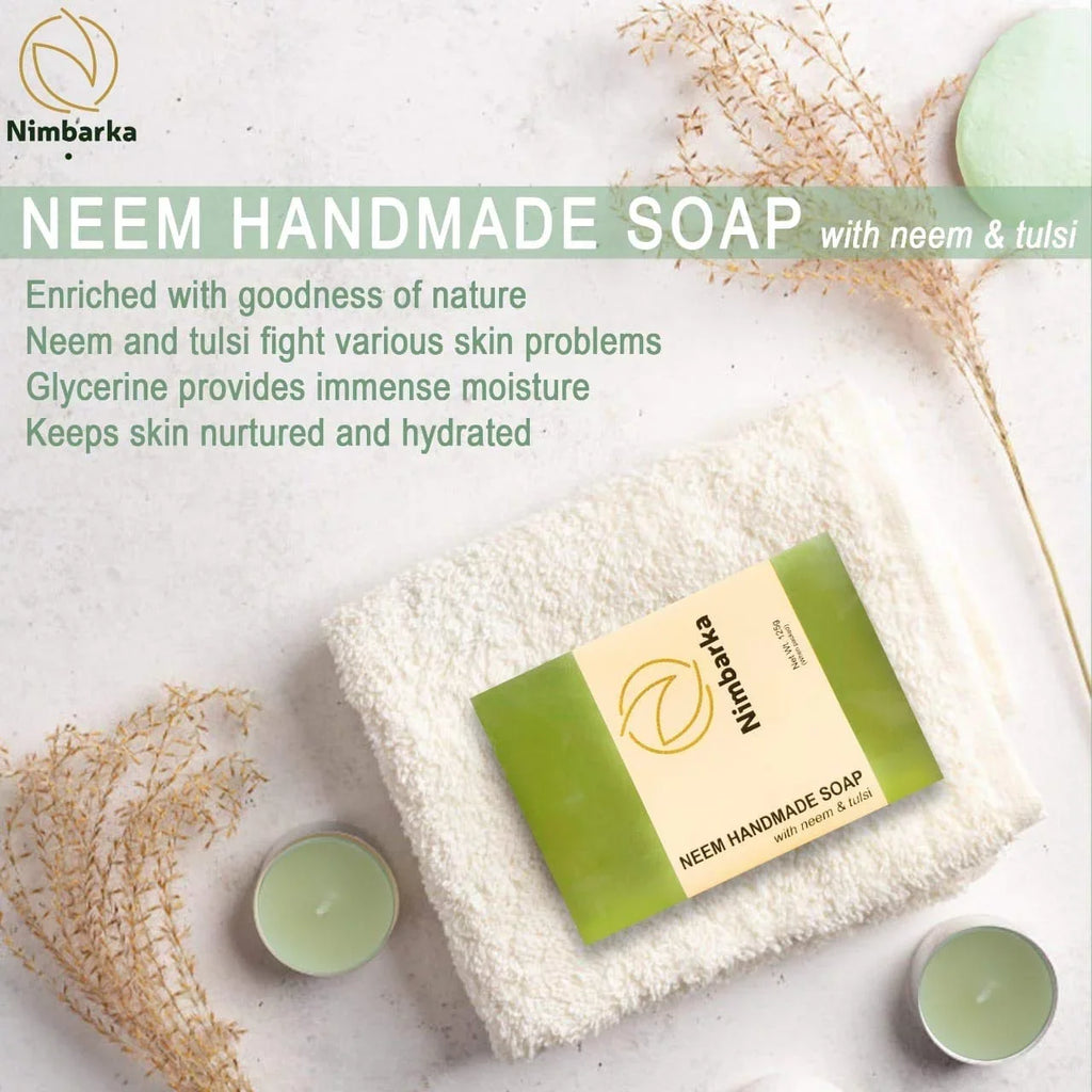 85gm Scrub Nimbarka Neem Face and 125gm Soap Neem Handmade