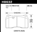Front Street Brake DB9 Hawk Pads LTS 2005 Martin Aston