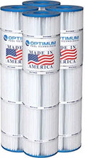 in CL460 Cartridges & USA R0554600, Filbur C-7468, Filter Jandy Replaces 4-Pack, - Made Pool FC-0810, PJAN115 Unicel Pleatco Filter
