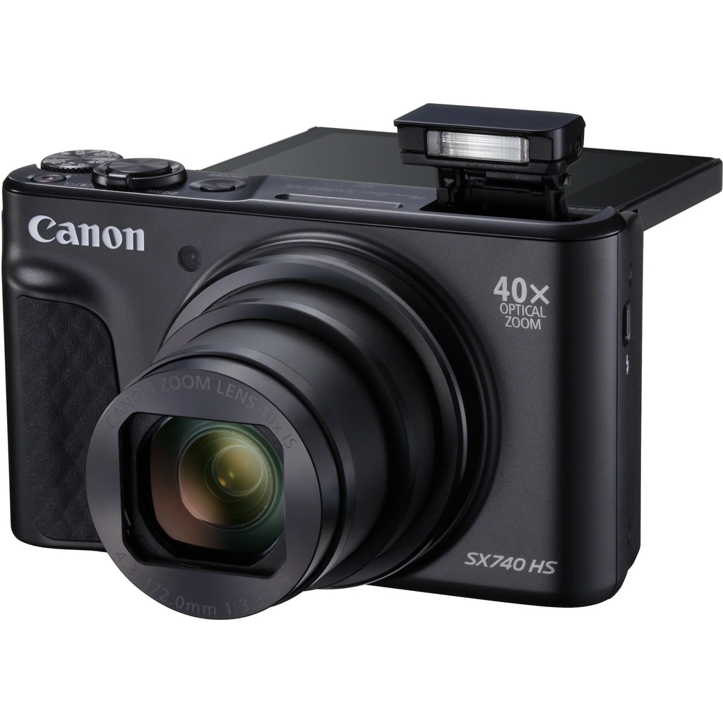Black 20.3 Compact PowerShot Camera, SX740 HS Megapixel Canon