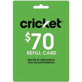 Cricket Wireless Top e-PIN Delivery) Up (Email $70