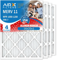 Filter 16x20x1 MERV Pack USA Filters AIRX Made to Filter Pleated Conditioner FILTERS Furnace 16x20x1 4 1200 Comparable Air MPR Air Premium 7 Electrostatic FPR & by AIR. HVAC WICKED MPR 11 1000, CLEAN