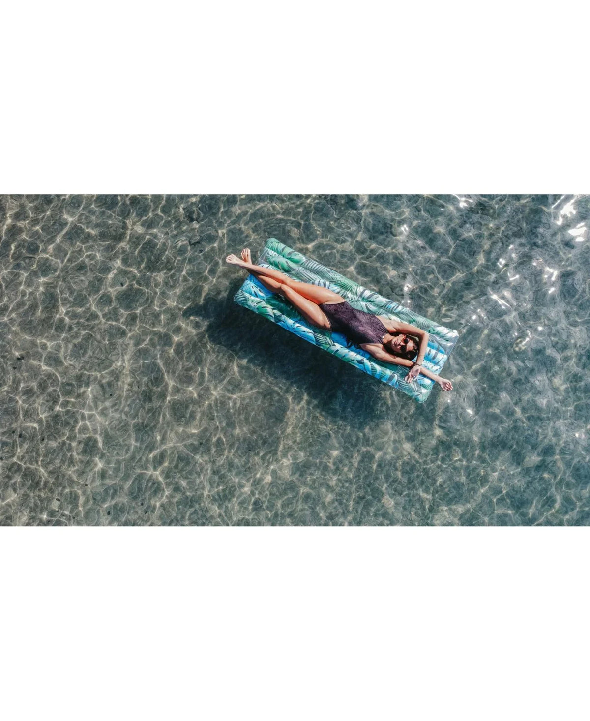 PoolCandy Raft Pool Print Palm