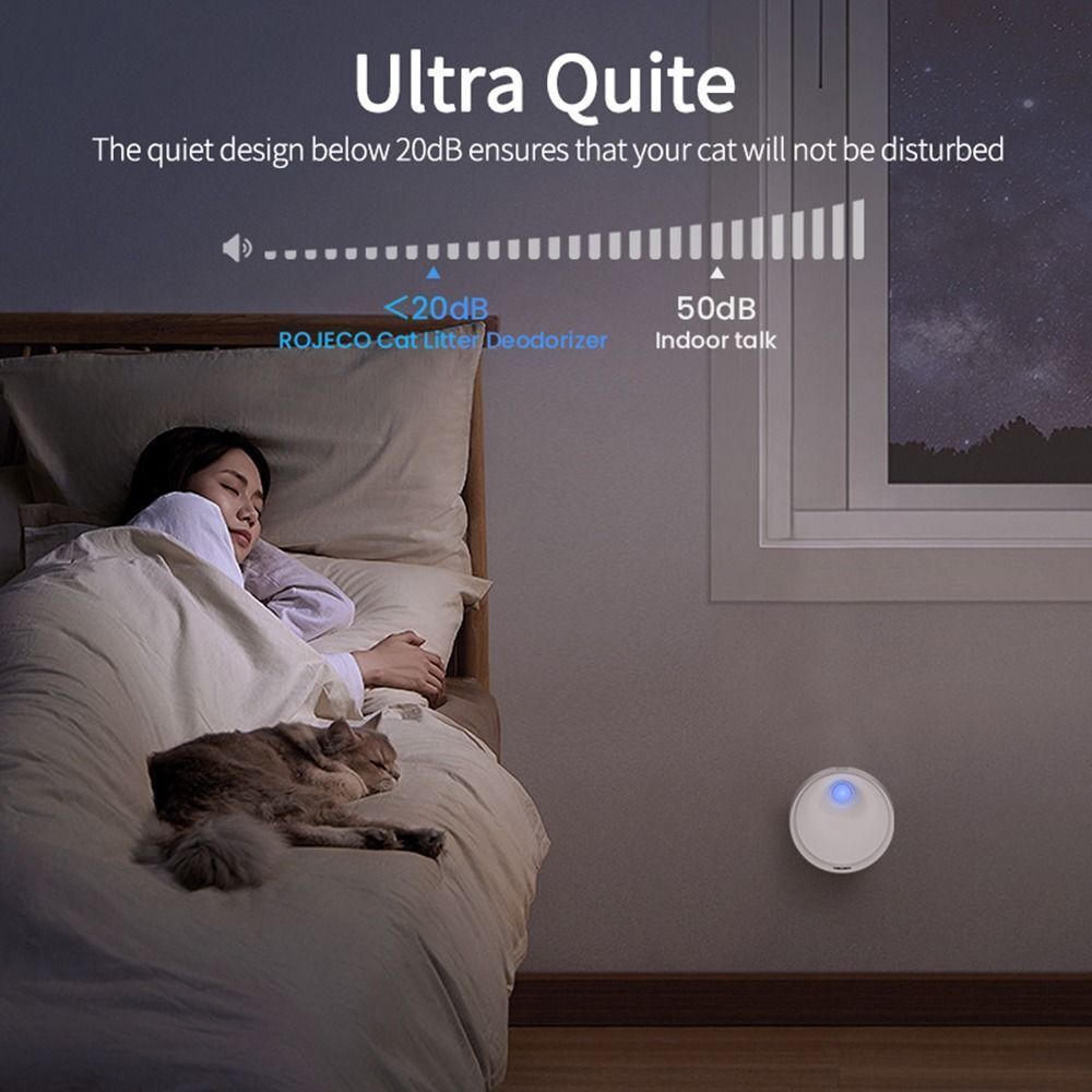 Rechargeable Deodorizer Air Purifier Smart Odor Cat Cleaner Deodorization Pets
