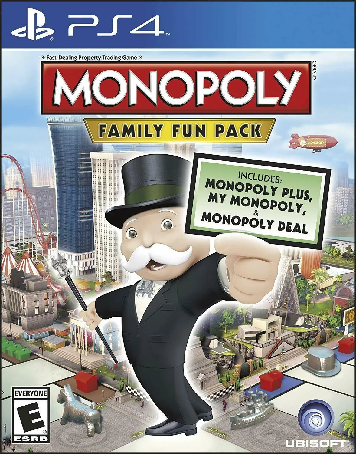 [PS4, Board Monopoly] NEW Sony Monopoly Game, - Fun Family Playstation 4 Pack