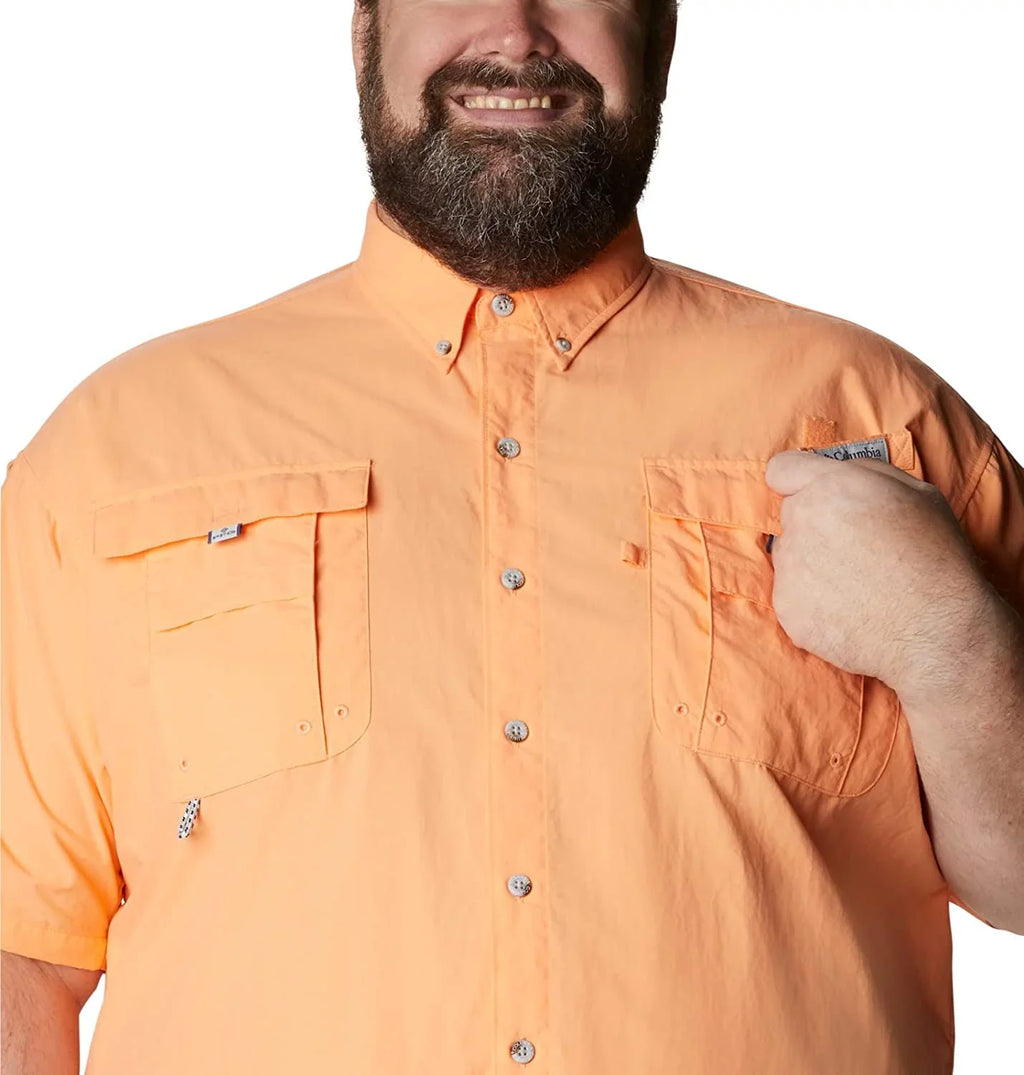 Columbia Men's II Bright XX-Small Short Sleeve Nectar, Shirt, Bahama
