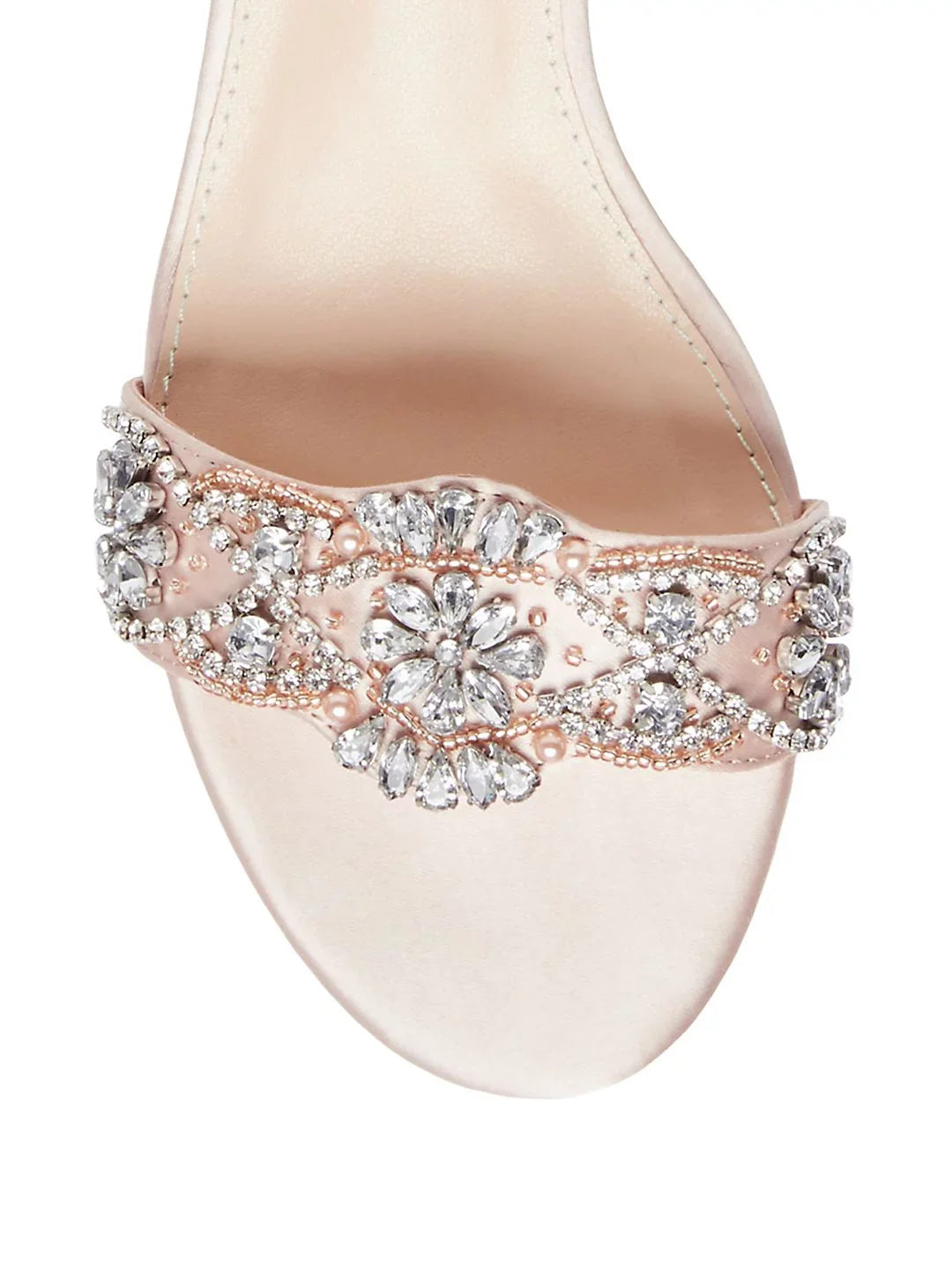 Champagne, 7.5 Johnson Betsey Sb-Mel Size Women's Sandal, Heeled