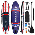 Inflatable Levels All SUPZOOM Kit Hand for Paddle, Stand Travel Backpack, Skill Bag, ISUP Star 10'6×32"×6" SUP Repair Board, Everything Waterproof Included Paddle Pump, with Leash, Up Big