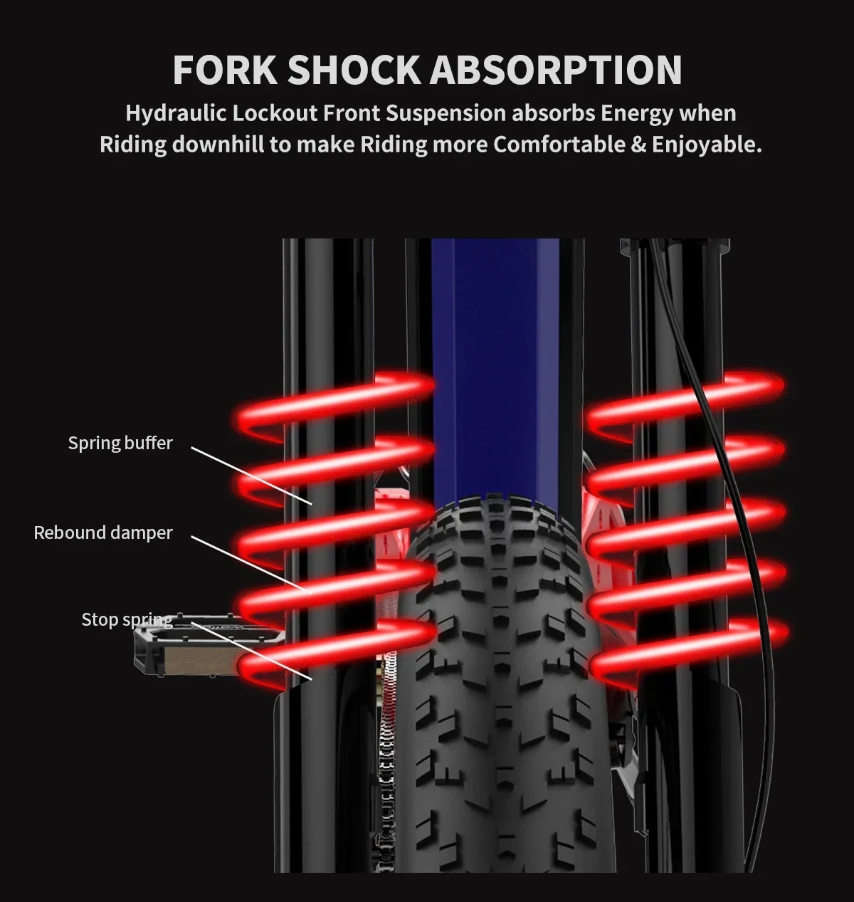 Lithium P7 48V Removable Adults Fat Bike S17-1500W 26" 20AH 1500W Battery for Tire AOSTIRMOTOR Electric